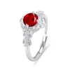 Anillo de Plata de Ley S925 con Cristal Natural para Mujer con Topacio y Peridoto, Sensación de Alta Gama, Acabado Cepillado, Popular en Xiaohongshu
