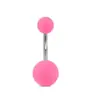 Conjunto de Piercing de Umbigo 14g Transfronteiriço Combinação de 10 Peças Aço Inoxidável Cor Pintada Botão de Umbigo Joia para Piercing