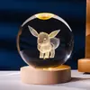 Bola de cristal luminosa transfronteriza luz de noche al por mayor lámpara decorativa creativa serie de dibujos animados regalo de vacaciones adorno de escritorio
