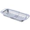 Cesta Escurridora Retráctil para Fregadero de Cocina, Lavado de Platos, Lavado de Verduras, Vajilla, Rejilla Escurridora para Frutas y Verduras, Estante de Almacenamiento Ajustable Extraíble