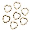 Cuentas de Agujero de Amor de Corazón Hueco Multicolor DIY Accesorios de Joyería de Aleación Material para Abalorios Colgante Caliente Transfronterizo