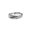 Anillo Versátil de Personalidad Plateado Galvanizado de Plata S999 de Alta Calidad para Mujer, Joyería de Anillo de Corona con Diamante de Seis Garras de Lujo Ligero