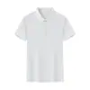 Camisa POLO de Algodón Refrescante Verano Tejido de Punto Camisa Publicitaria Estampada Ropa de Trabajo Logo Estampado Personalizado