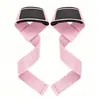 Mkas Straps de Pulso para Levantamento de Peso, Straps com Assistência de Potência, Straps de Aderência, Faixas de Resistência para Fitness, Barras de Pull-Up, Straps de Compressão Antiderrapantes para Assistência com Halteres
