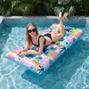 Nuevo producto transfronterizo: Sillón Inflable con Forma de Hoja Tropical, Cama Flotante Inflable, Entretenimiento para Piscina, Flotador Acuático Grueso para una Persona