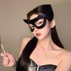 Forma cóncava sexy máscara de chica gato cubierta Halloween fiesta de disfraces accesorios disfraz media cara cos máscara de ojos