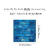 Baño Cocina Piso Pared Impermeable Resistente al Aceite Autoadhesivo PVC Simulación Azulejo 2D Pegatinas Pegatinas de Año Nuevo 2026