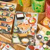 Notas de Comida de Hoy: Libro de Pegatinas de Cocina Japonesa, Pegatinas de Comida Japonesa, Pegatinas Decorativas con Temática de Comida, Pegatinas para Diario sin Cortar