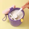 Caja de Almacenamiento para Leche en Polvo de Bebé con Asa, a Prueba de Fugas, Apertura de un Solo Toque, Contenedor Sellado Portátil para Snacks Infantiles y Alimentos Complementarios