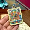 Tesoro Thangka Caliente Pintado a Mano de Homenaje Núcleo de Tarjeta 4*5