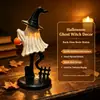 Enfeites de resina de Halloween e Natal transfronteiriços, figuras pintadas à mão, decoração de casa com atmosfera festiva, artesanato de nicho