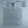 Bolsa para almohada de tela no tejida en stock con ventana transparente, bolsa de almacenamiento con cremallera termosellada, bolsa de embalaje para edredón y almohada con impresión de logotipo