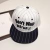 Boné Hip-hop Transfronteiriço Marca de Moda Boné de Aba Reta Boné de Baseball Feminino Primavera Verão Boné de Aba Reta Coreia do Sul Chapéu Hip-hop Masculino