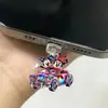 Tapón de Polvo de Acrílico Lindo de Stitch Adecuado para la Interfaz de Carga de Teléfono Móvil Apple y la Interfaz Tipo-C