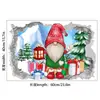 Transfronteiriço Novo Desenho Animado de Natal Adesivos Decorativos de Parede Quarto Decoração do Quarto das Crianças Adesivos do Papai Noel PVC Autoadesivo
