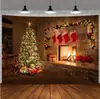 Tapeçaria de Natal Transfronteiriça da Amazon Decoração de Casa Pano de Parede Atmosfera do Quarto Pano para Pendurar Fundo para Fotografia