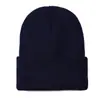Gorro de Punto de Otoño e Invierno para Niños Estilo Europeo y Americano Color Sólido Versátil para Exteriores Unisex Gorro de Punto para Bebé Gorro de Lana Tejida Venta al por Mayor
