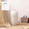 Jarrón de Cerámica Jingdezhen Decoración Moderna de Pie para Sala de Estar Tarro de Cerámica Blanca Nórdica Decoración con Flores Secas Simuladas Envío Gratis
