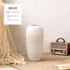 Jarrón de Cerámica Jingdezhen Minimalista Moderno Decoración de Piso para Sala de Estar Jarra de Cerámica Blanca Nórdica Decoración con Flores Secas Envío Gratis
