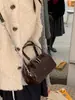 Bolso de Mano con Textura Retro Bolso Tote Pequeño para Mujer 2026 Primavera Nuevo Estilo Bolso Simple Tipo Almohada Bolso Cruzado con Cadena para Hombro
