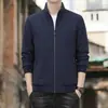 Tallas M-8XL Grande 2026 Nuevo Otoño/Invierno Ropa de Papá Chaqueta de Negocios para Hombre con Cuello Pegado Hombres de Mediana Edad y Mayores