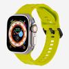 Para Pulseira Apple Watch iwatch ultra2 Silicone Ondulado Cor Sólida Pulseira iwatch Pulseira de Relógio Inteligente Esportivo