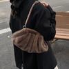 2024 Nueva Moda Personalizada Nubes de Peluche Moda Plisada Bolso de Cadena para Mujer Popular Bolso de Hombro Bajo el Brazo Comercio Exterior