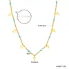 Collar de Cuentas de Colores Mixtos para Joyería Transfronteriza Cadena de Clavícula Exquisita de Nicho Circonita de Cereza Collar con Colgante de Cruz para Mujer