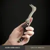 Pinza para Té de Titanio Puro Pinzas para Té Anti-quemaduras Hogareño Ébano Lujo Accesible Accesorios para Juego de Té Kung Fu Pinza para Taza de Té Pinzas