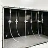 Caja de guantes de inyección de líquido anticorrosiva personalizada con tubería de PTFE recubierta de teflón, bandeja de PE resistente a ácidos y álcalis, caja de guantes protectora