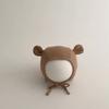 Gorro para bebé Primavera y Otoño Gorro con Protección para las Orejas Gorro para Bebé Recién Nacido Algodón Puro Infantil y para Niños Pequeños Lindo Súper Lindo Otoño con Cordones Gorro Pulóver