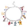 Joia Periférica de Animação Transfronteiriça Pulseira do Ursinho Pooh Moda Liga de Zinco Óleo Pequeno Animal Pulseira Joia