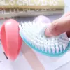 Escova de Limpeza, Escova de Limpeza Colorida em Formato de Ovo, Escova Multifuncional para Lavanderia Doméstica, Escova Colorida para Limpeza de Roupas e Sapatos