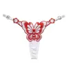 Ropa interior sexy sexy malla transparente tanga femenina pareja atadura pantalones T huecos calientes