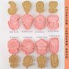 Molde de Biscoito Flor C Desenho Animado Flor de Pêssego 3D Tridimensional Pressione Biscoitos com Geleia Virar Açúcar Ferramenta de Confeitaria Bolo