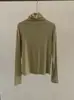 Omalai Inverno Novo Estilo Gola de Pelo Veludo Dupla Face Manga Longa Versátil Estilo Coreano Camiseta Básica Top Camiseta Feminina Tendência 5828