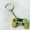 Criativo simulação jogo lidar com chaveiro cor de borracha macia máquina de jogo carro chaveiro atividades presente atacado