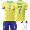 Venta al por mayor de fábrica Copa Europea Mundial Alemán Brasil Argentina Messi No. 10 Camiseta No. Conjunto de Uniforme de Fútbol 7 Ronaldo