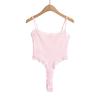 AP24131-24 Verão Novo Estilo Europeu e Americano Girl Pure Desire Slim-Fit Lace Base Strap Boomsuit