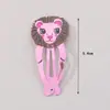 Clip para el pelo de metal con diseño de animal de dibujos animados lindo clip para el pelo de fruta clip bb de color clip para el pelo lindo para niños clip para el borde del flequillo
