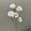 Flores de margarita artificiales para decoración del hogar, flores de cosmos artificiales para bodas, arreglos florales terminados, se pueden enviar en nombre de los clientes