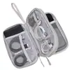 Bolsa de Almacenamiento de Doble Capa de Gran Capacidad para Cables de Datos, Bolsa de Almacenamiento Conveniente para Accesorios Digitales de Viaje, Bolsa Multifuncional para Almacenamiento de Auriculares