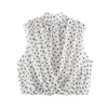 Comercio Exterior 2026 Verano Nuevo Estilo Europeo y Americano Moda para Mujer Sexy Chica Caliente Top Plisado Forma de Globo 366151