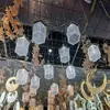 Novos Adereços de Casamento Luzes Decorativas de Atmosfera Decoração de Salão de Casamento Layout de Local Externo Luzes de Corda para Pendurar na Janela