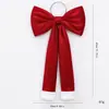 Adorno Colgante de Lazo Navideño de Amazon Decoración de Árbol de Navidad de Tela Diseño de Escena Navideña Lazo