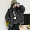 Chaqueta de Otoño para Niñas 2026 Nueva Chaqueta Casual Coreana de Primavera y Otoño Top Holgado Moda Otoñal Chaqueta de Béisbol