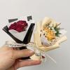 Mini ramo fresco de rosas secas, mini regalo exquisito, flor eterna, gipsófila, decoraciones al por mayor