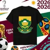 Camiseta Estampada con Logo de Equipo de la Copa del Mundo 2026 La Más Vendida en Amazon Casual de Manga Corta Talla Europea