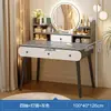 Tocador para dormitorio, tocador de maquillaje pequeño moderno y simple con espejo, adecuado para apartamentos de alquiler y espacios pequeños, nuevo modelo 2026