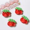 Acessórios de resina atacado acessórios faça você mesmo material feito à mão sapato fivela chapéu remendo creme cola mini transparente fruta